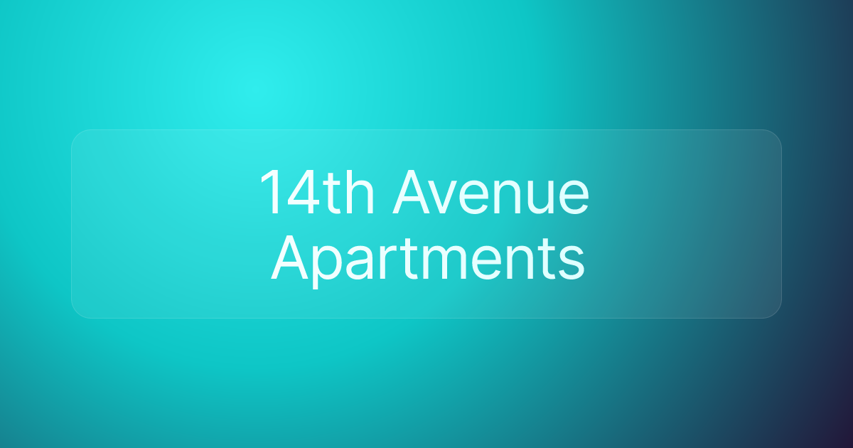 14th Avenue Apartments