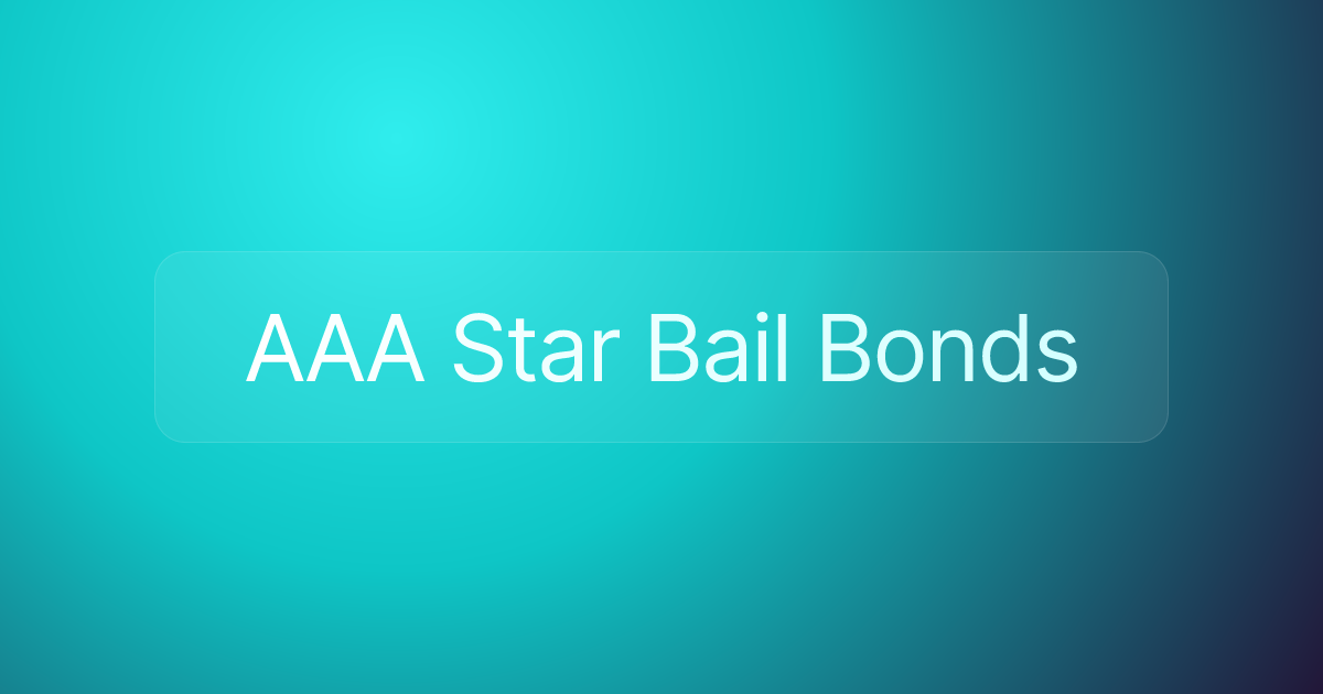 AAA Star Bail Bonds