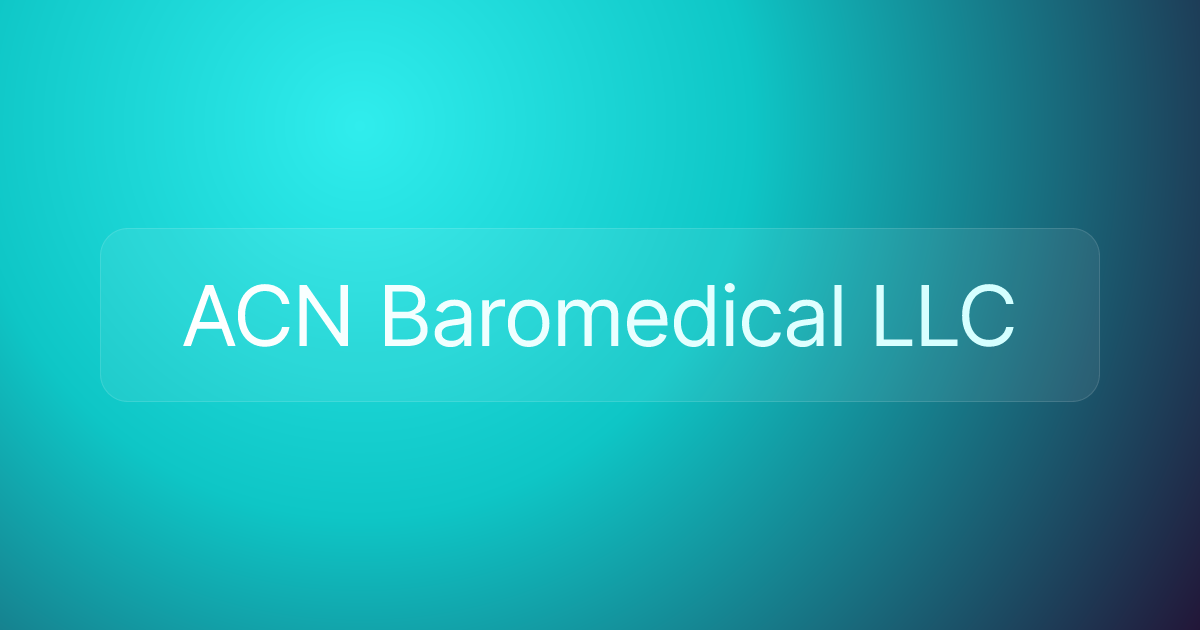 ACN Baromedical LLC