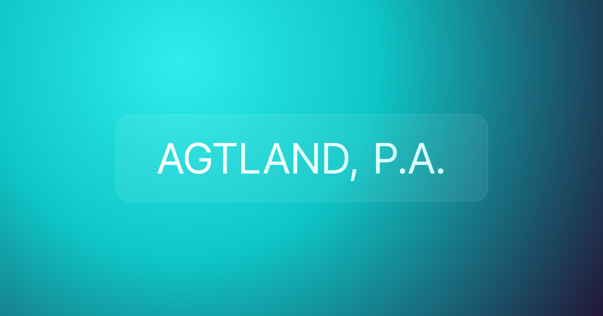 AGTLAND, P.A.