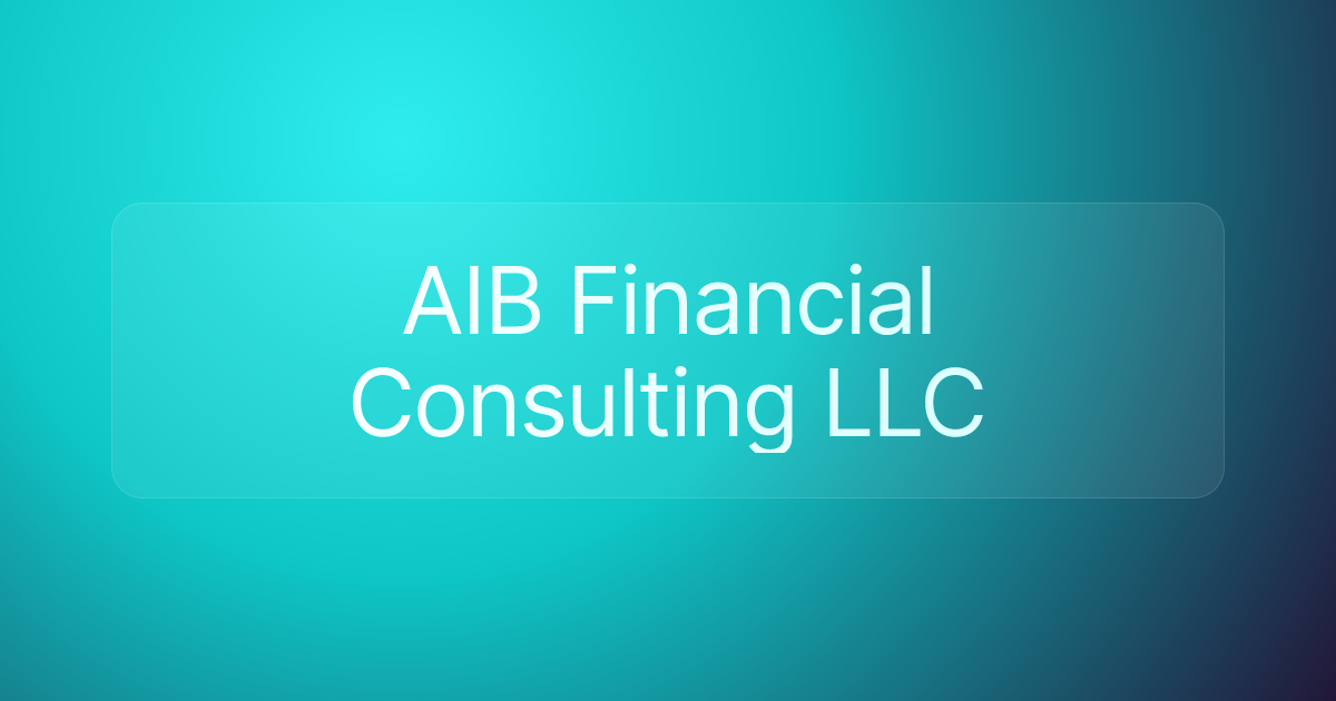 AIB Financial Consulting LLC