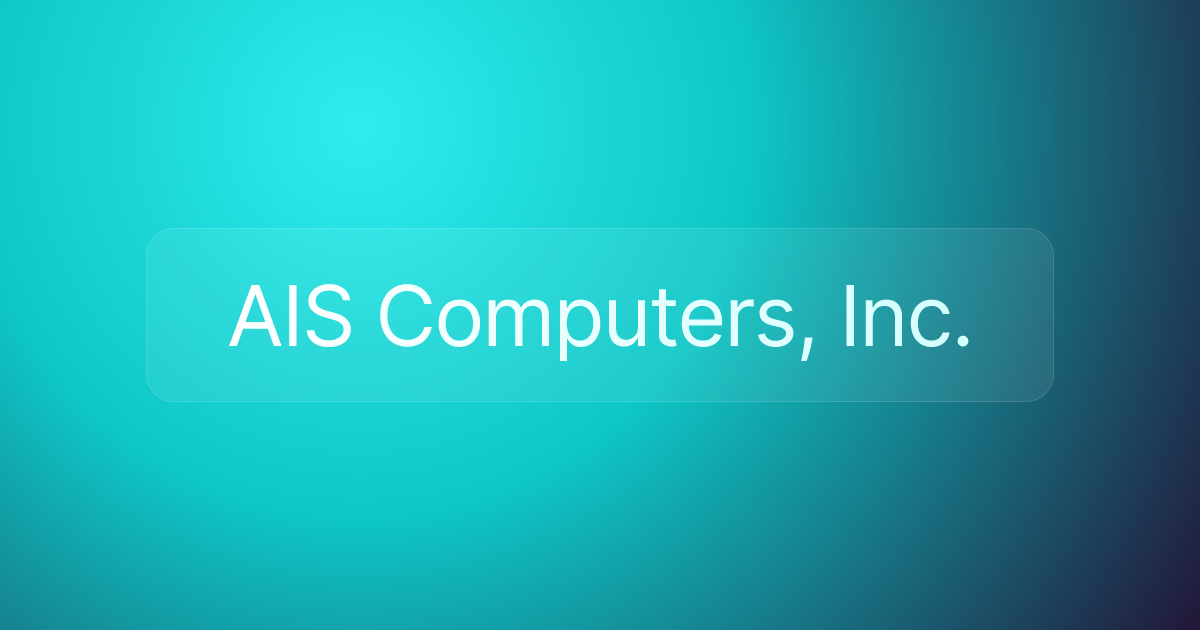 AIS Computers, Inc.