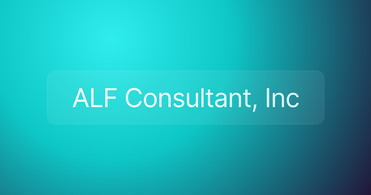 ALF Consultant, Inc