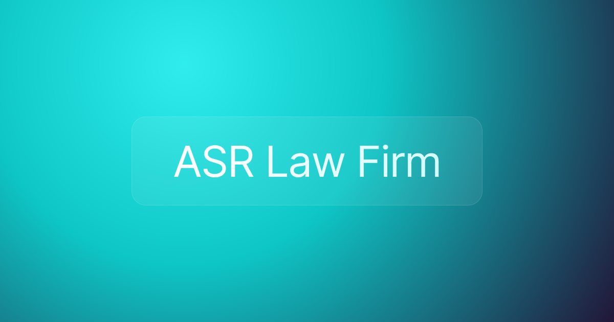 ASR Law Firm