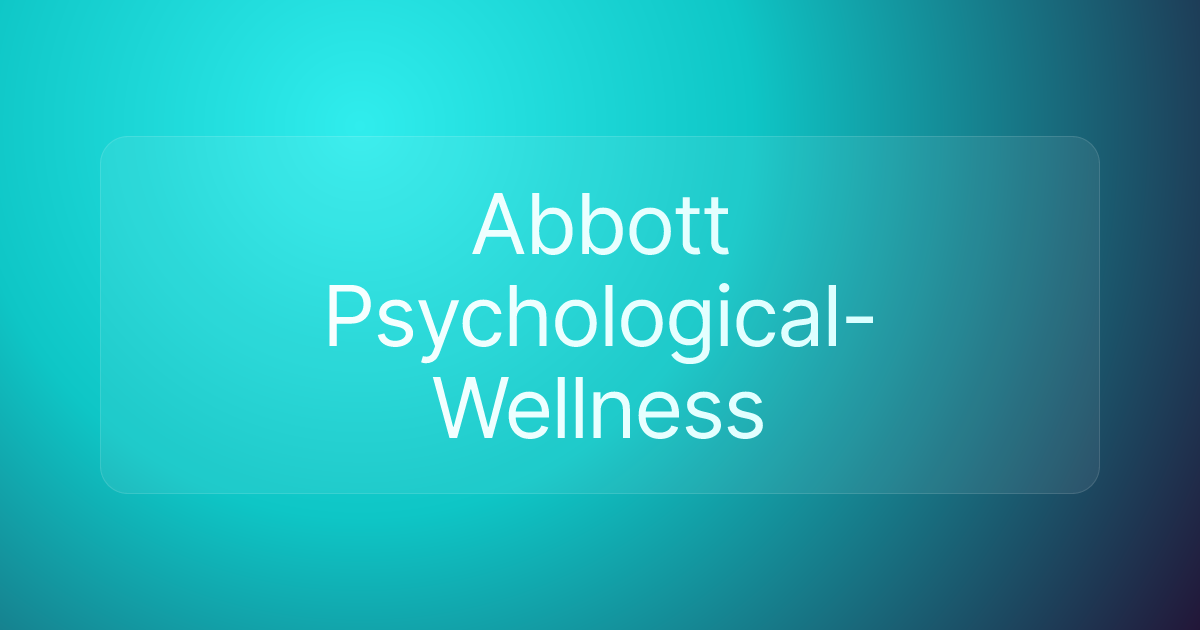 Abbott Psychological-Wellness