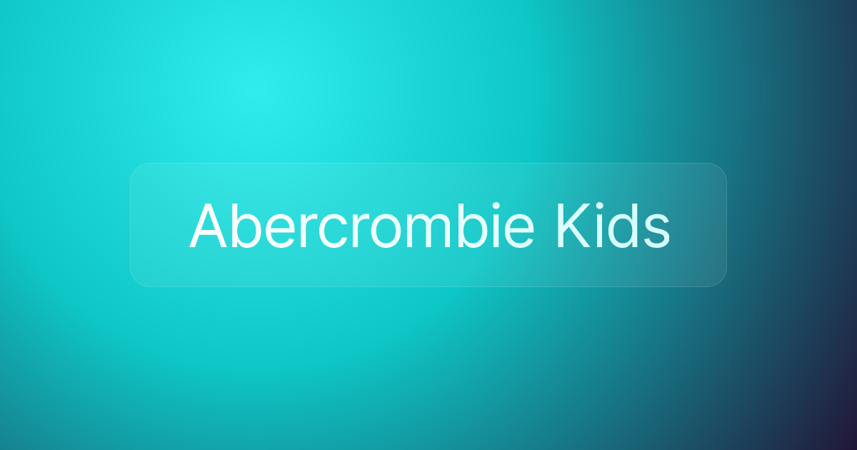 Abercrombie Kids