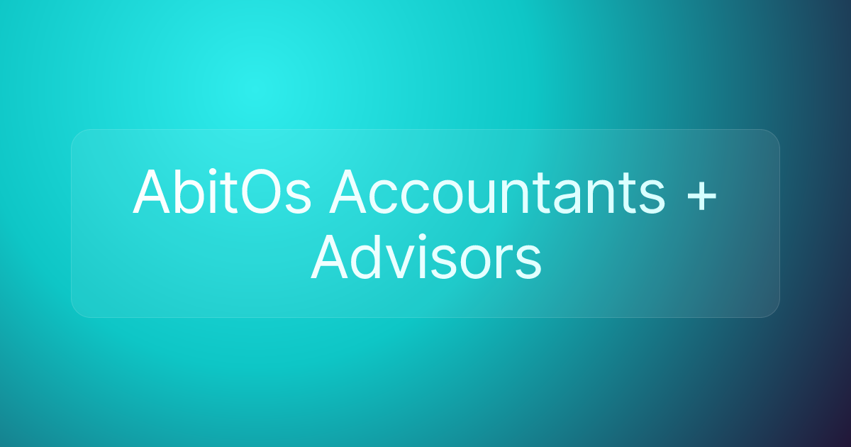 AbitOs Accountants + Advisors