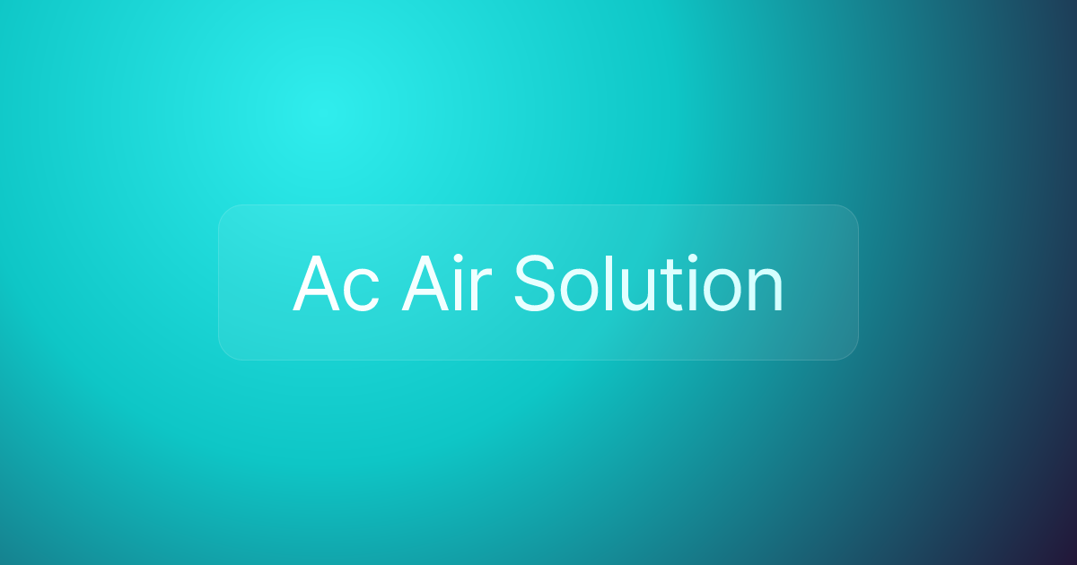 Ac Air Solution