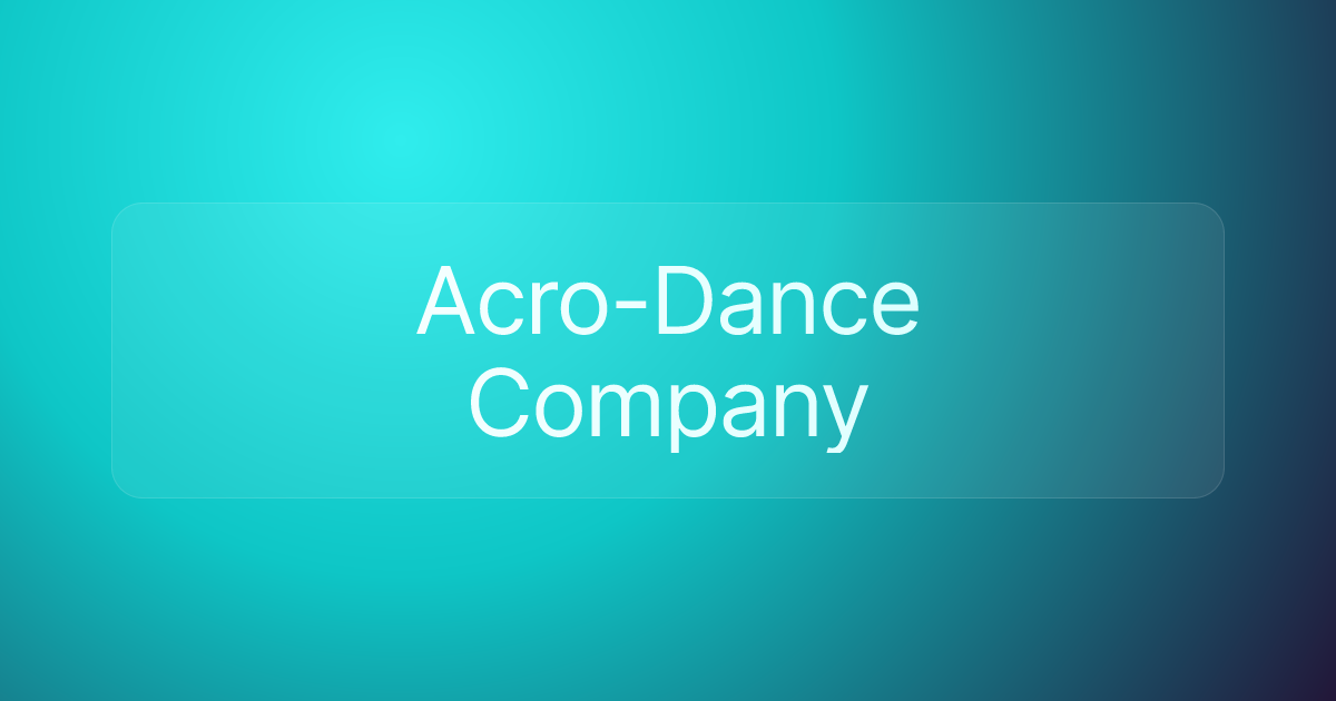 Acro-Dance Company