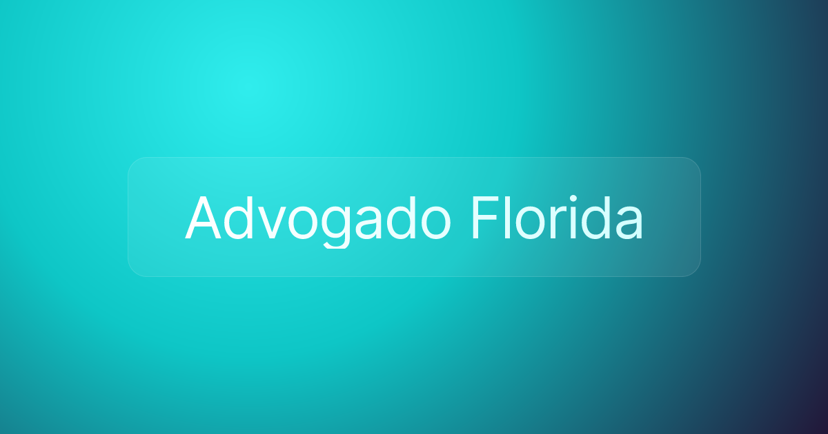 Advogado Florida