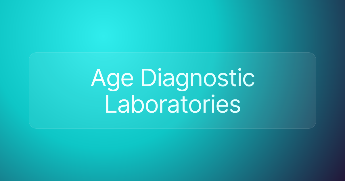 Age Diagnostic Laboratories