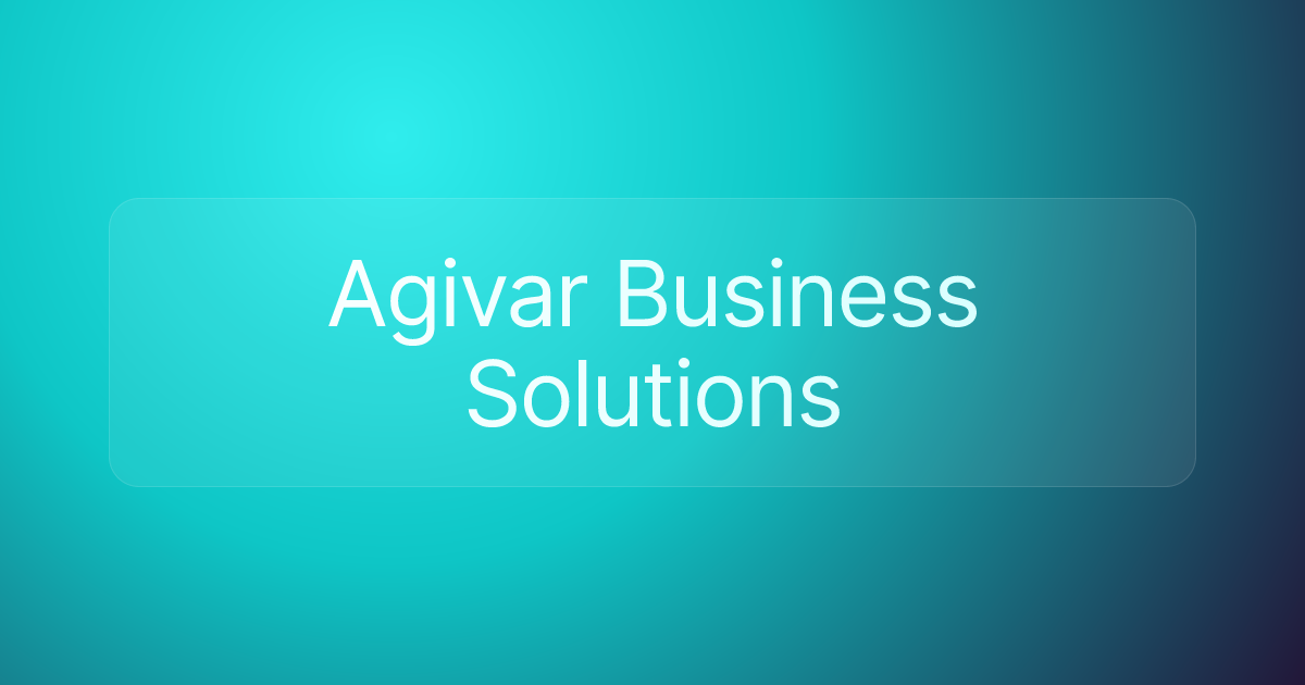 Agivar Business Solutions