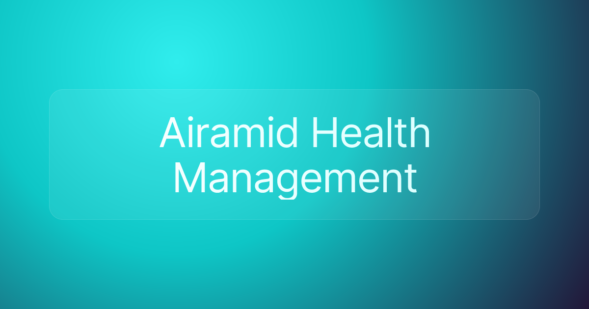 Airamid Health Management