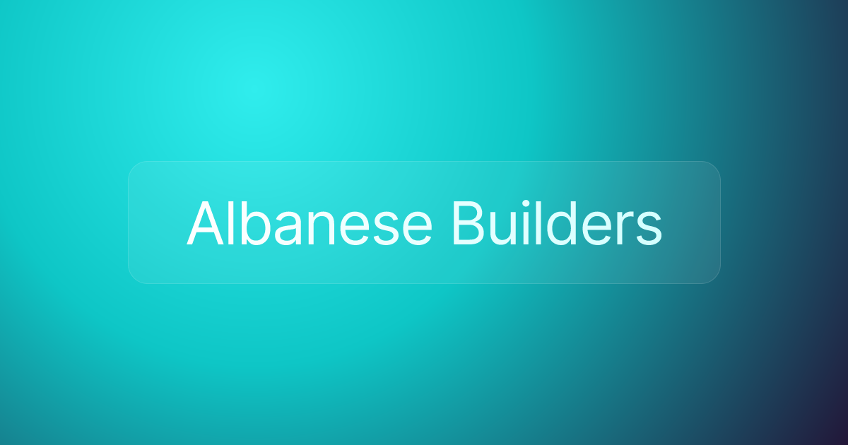 Albanese Builders