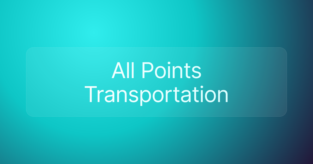 All Points Transportation