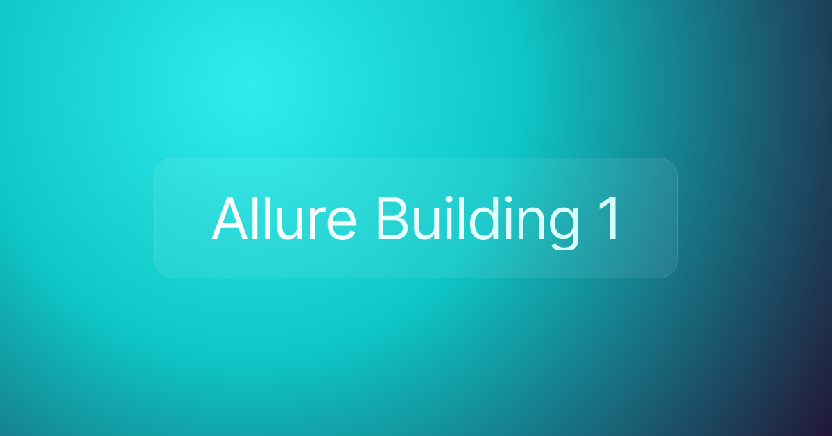 Allure Building 1