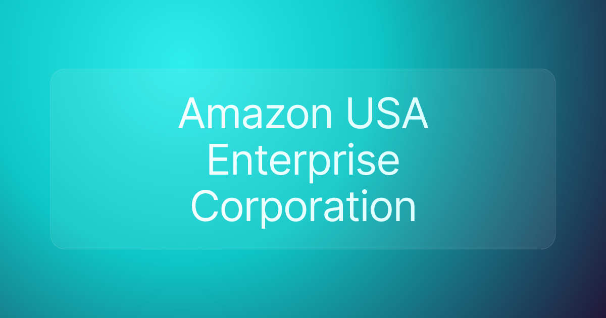 Amazon USA Enterprise Corporation