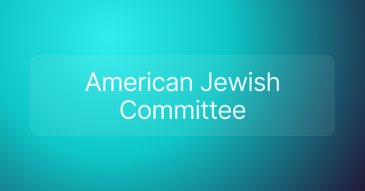 American Jewish Committee