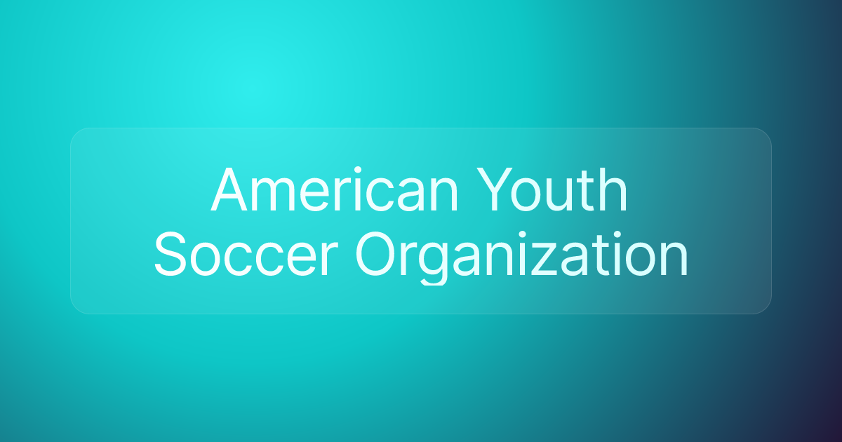 American Youth Soccer Organization