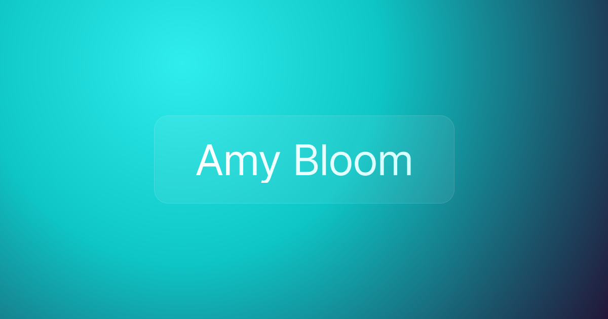 Amy Bloom