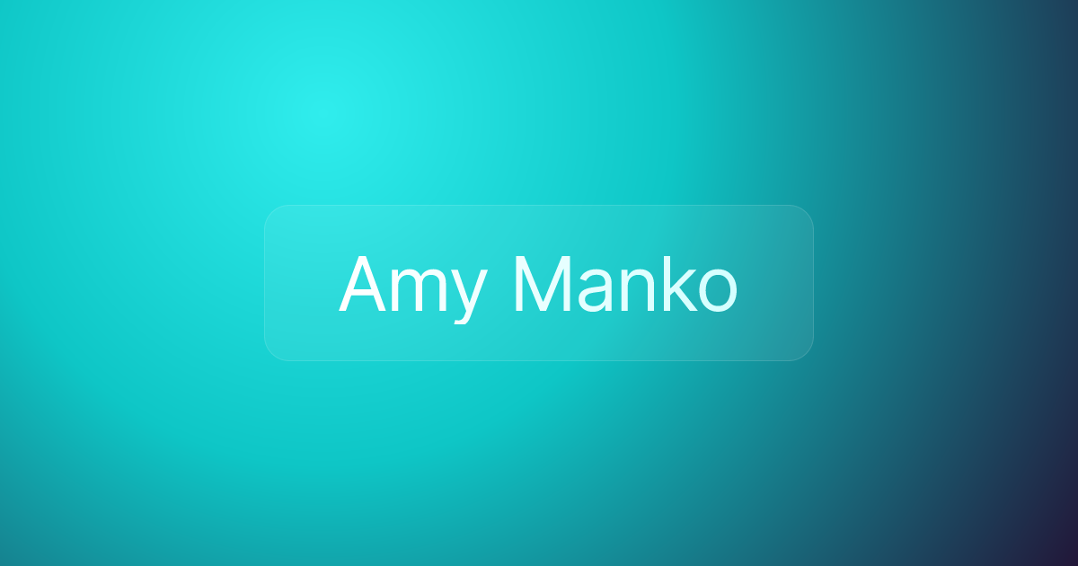 Amy Manko