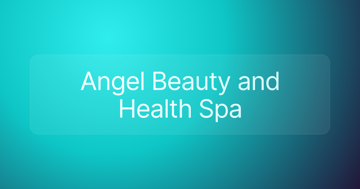 Angel Beauty and Health Spa