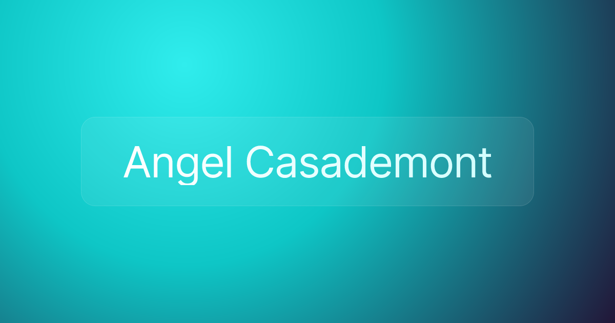 Angel Casademont