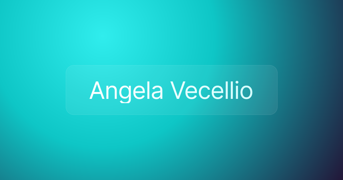 Angela Vecellio