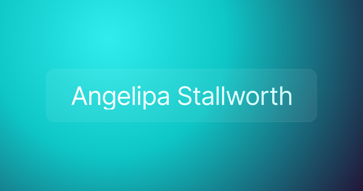 Angelipa Stallworth