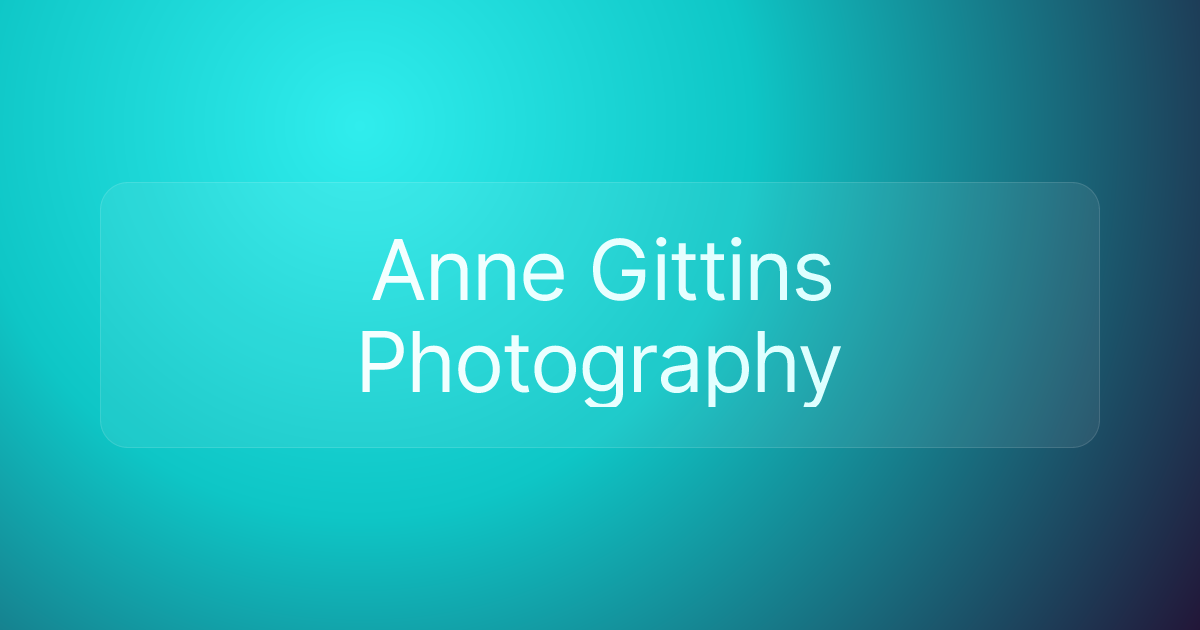 Anne Gittins Photography
