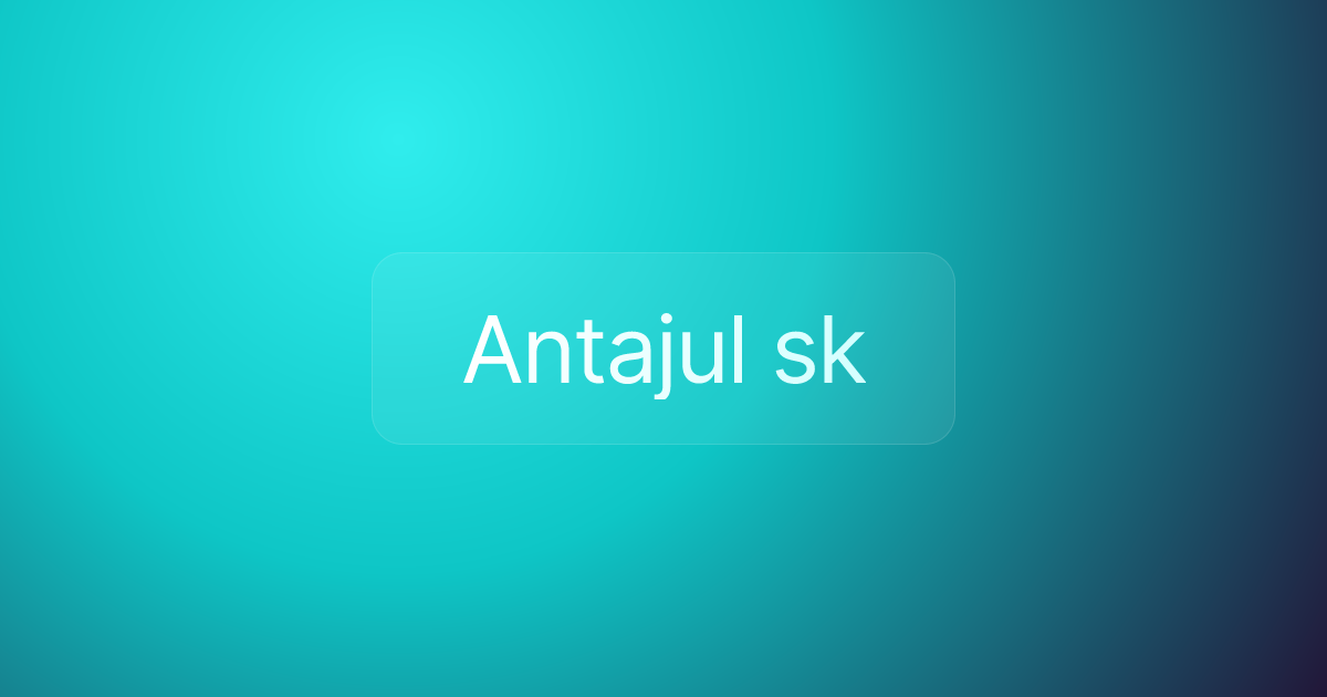 Antajul sk