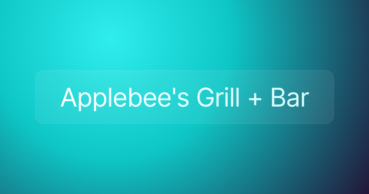 Applebee's Grill + Bar