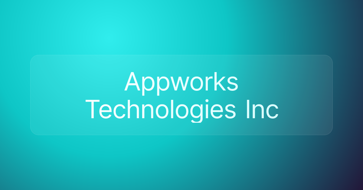 Appworks Technologies Inc