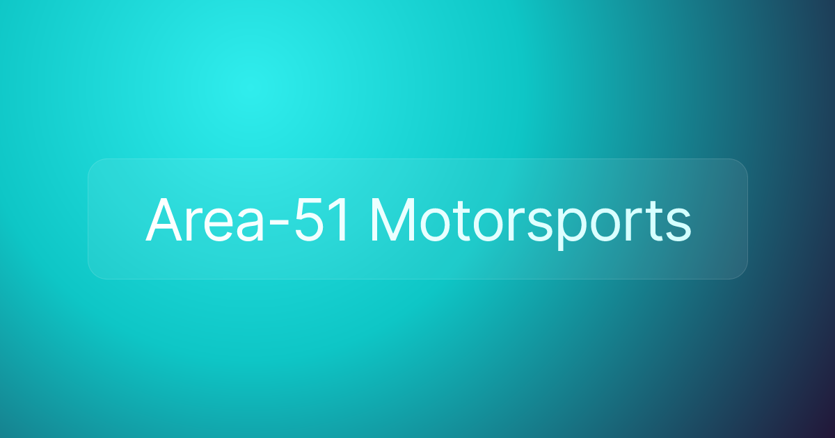 Area-51 Motorsports