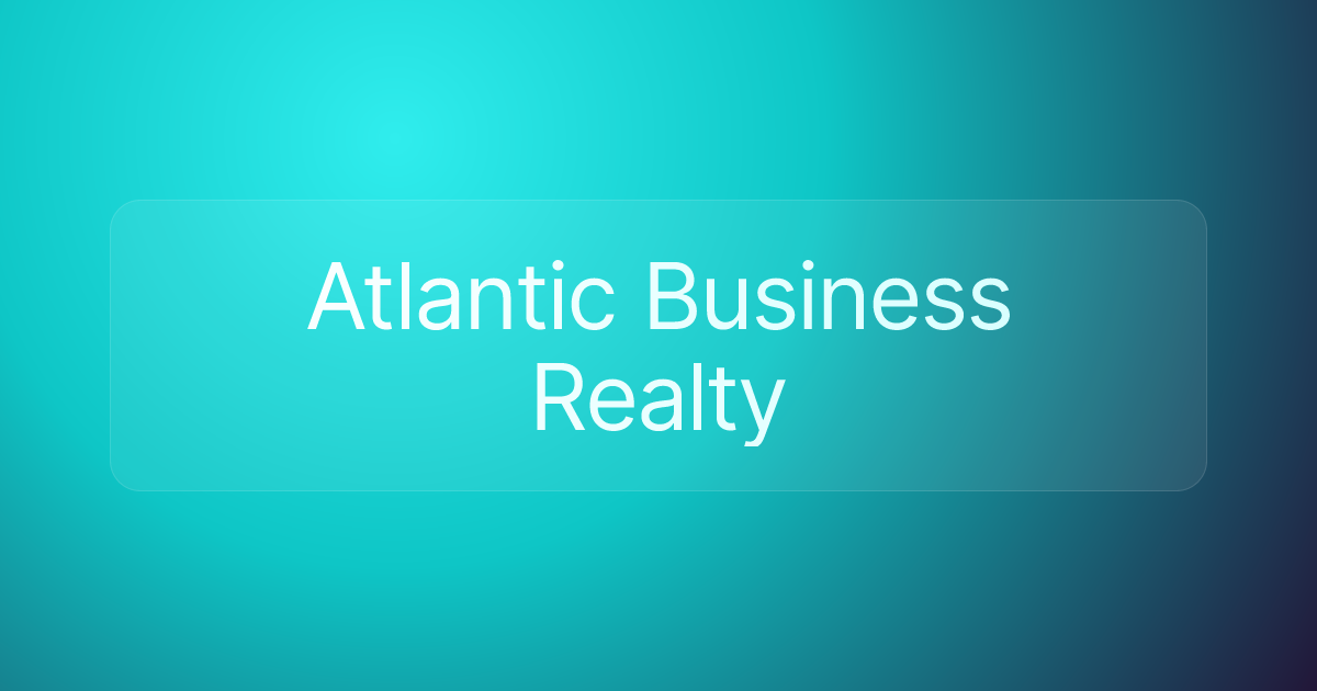Atlantic Business Realty