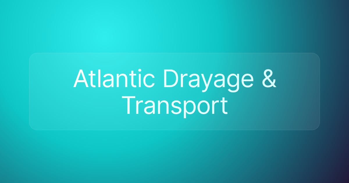 Atlantic Drayage & Transport