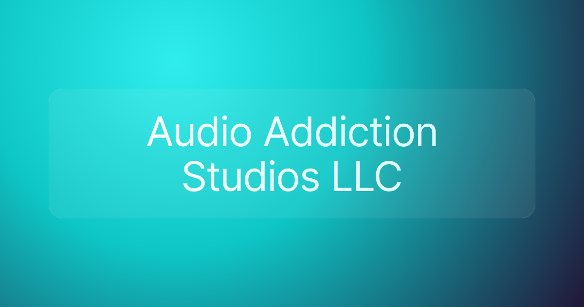 Audio Addiction Studios LLC
