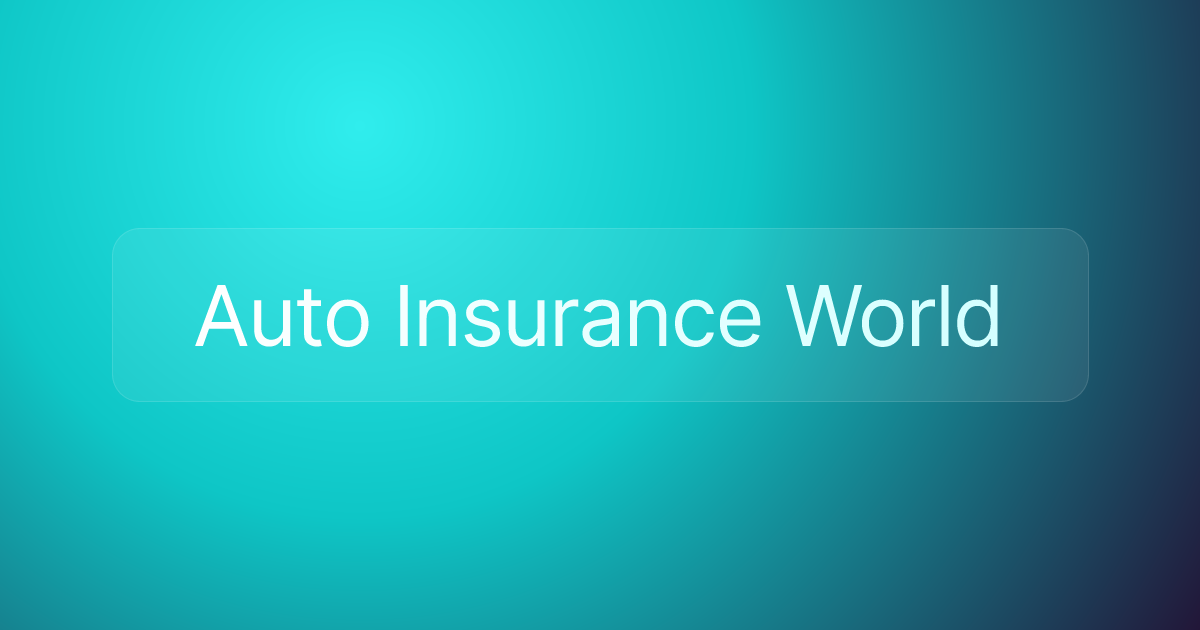Auto Insurance World