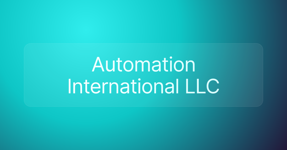 Automation International LLC