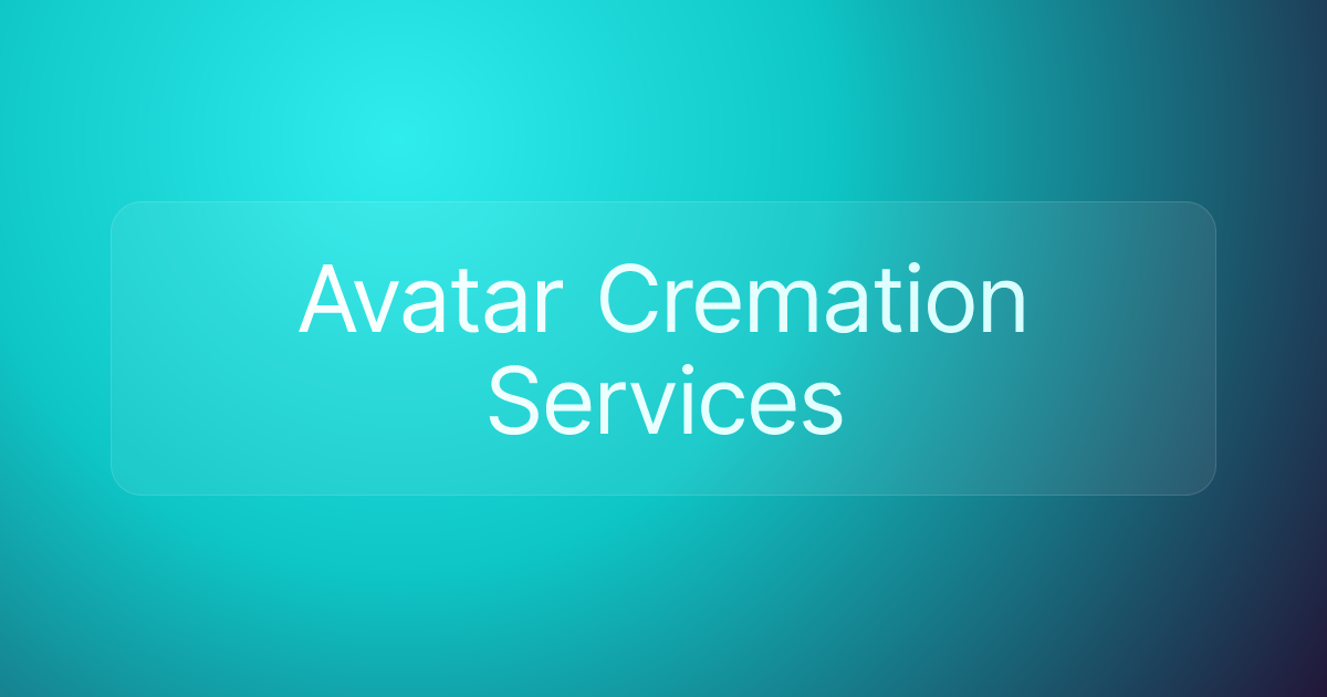 Avatar Cremation Services