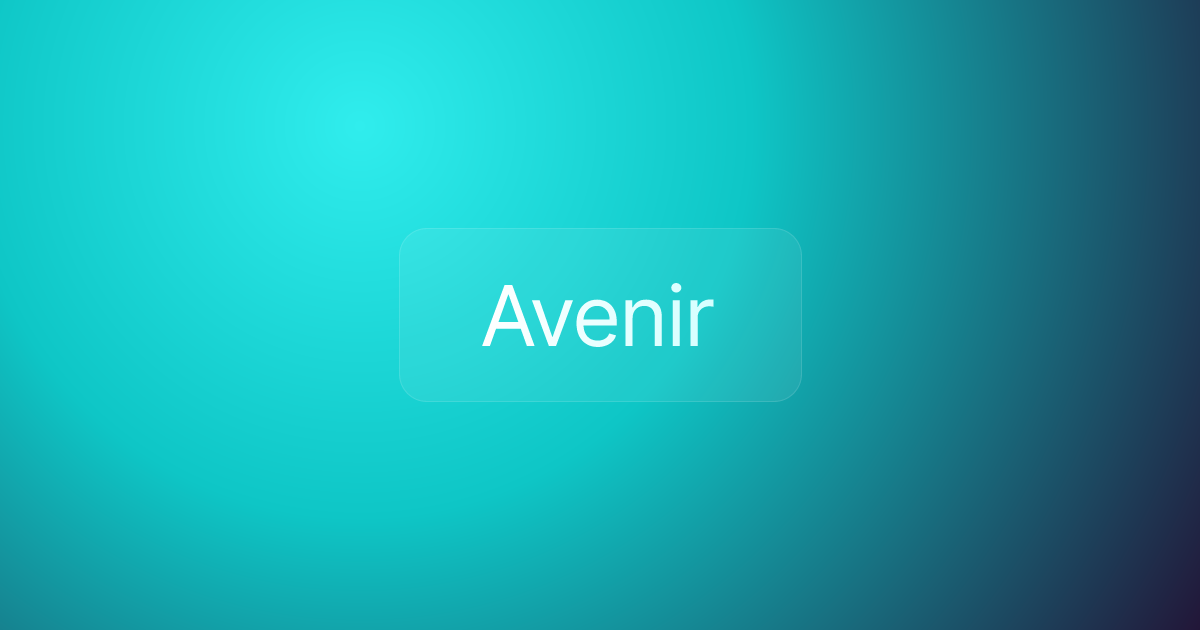 Avenir