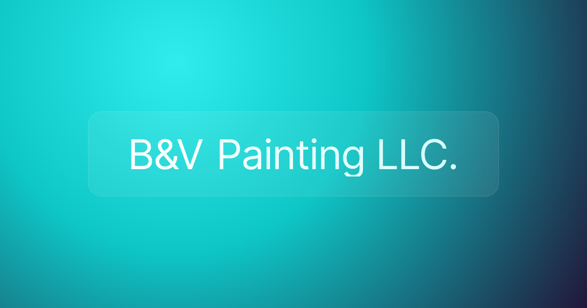 B&V Painting LLC.