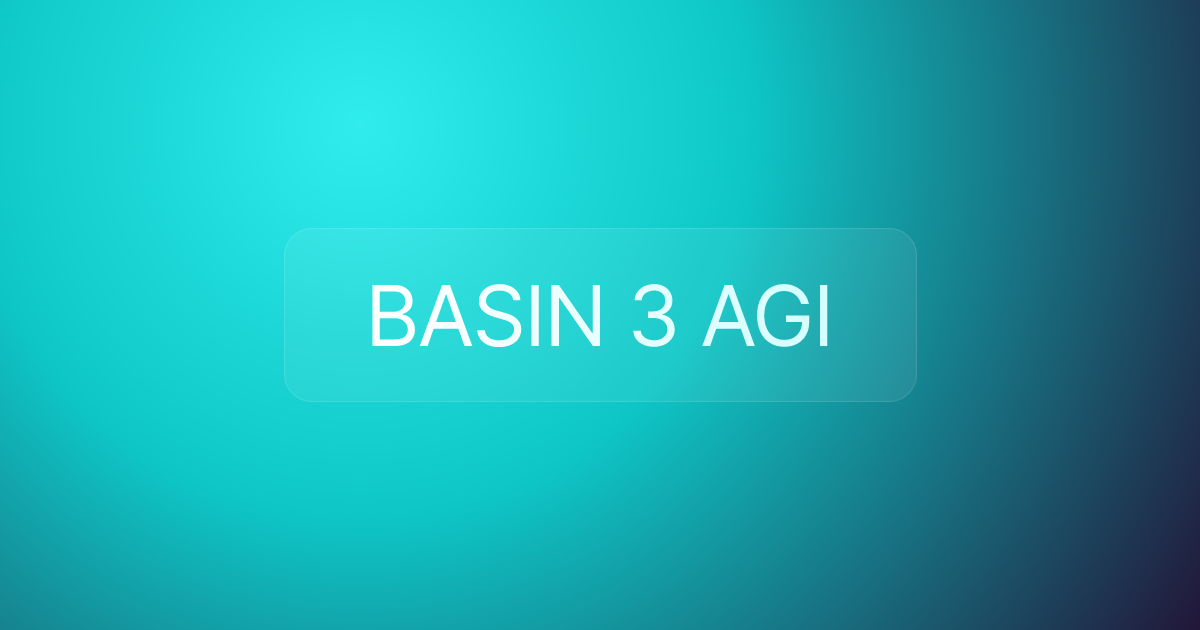 BASIN 3 AGI