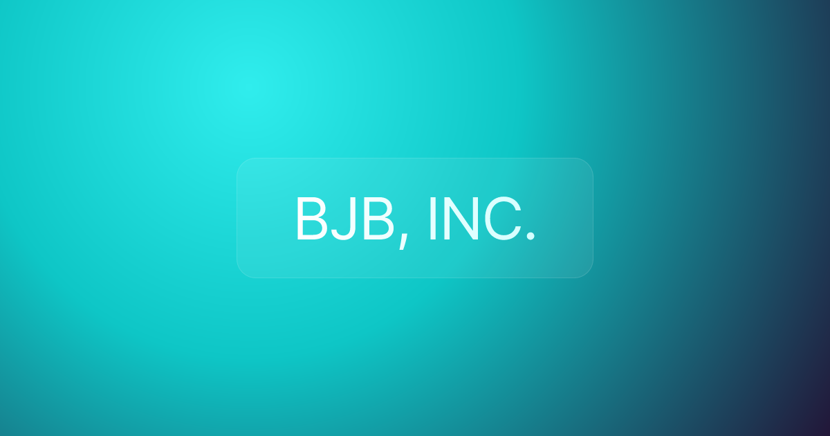 BJB, INC.