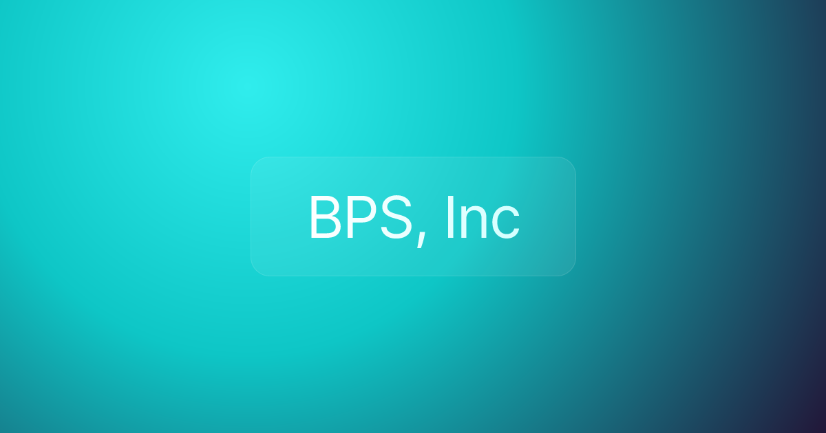 BPS, Inc