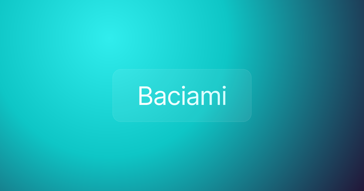 Baciami