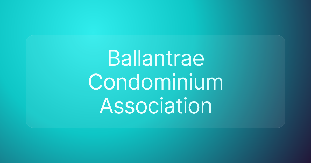 Ballantrae Condominium Association