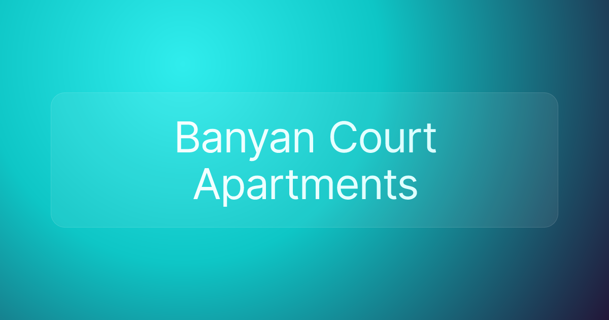 Banyan Court Apartments