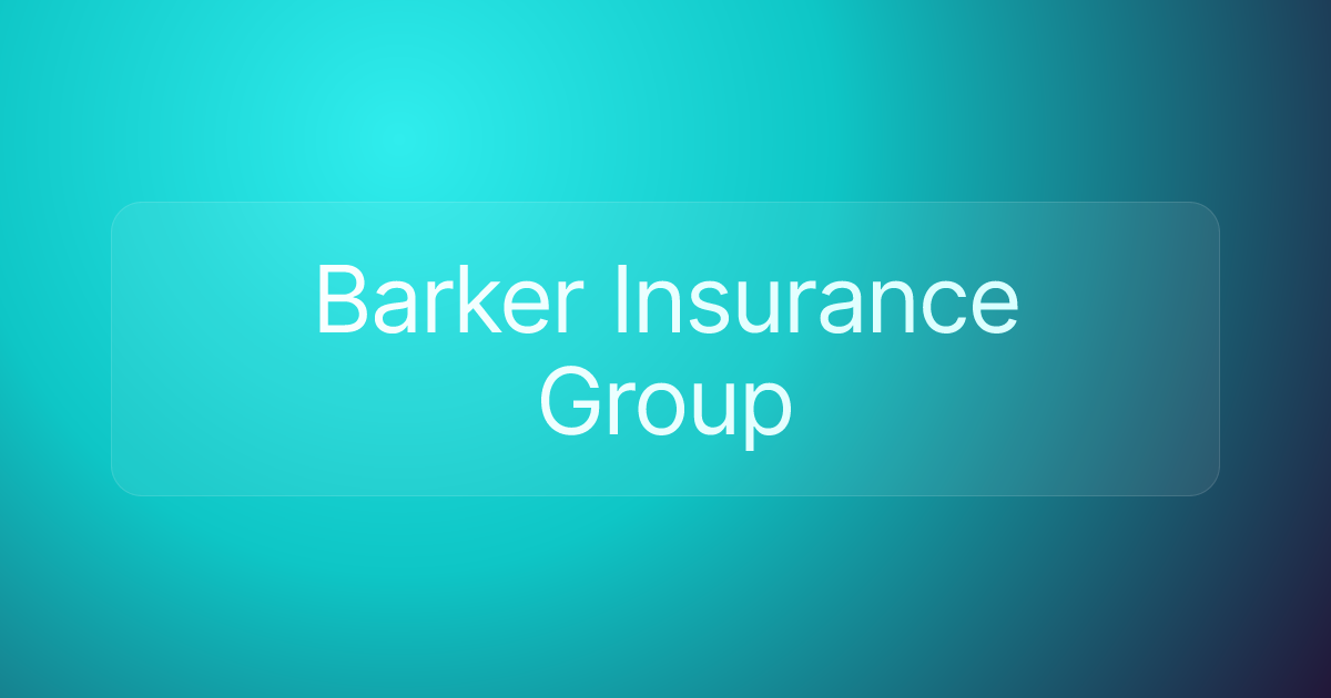 Barker Insurance Group