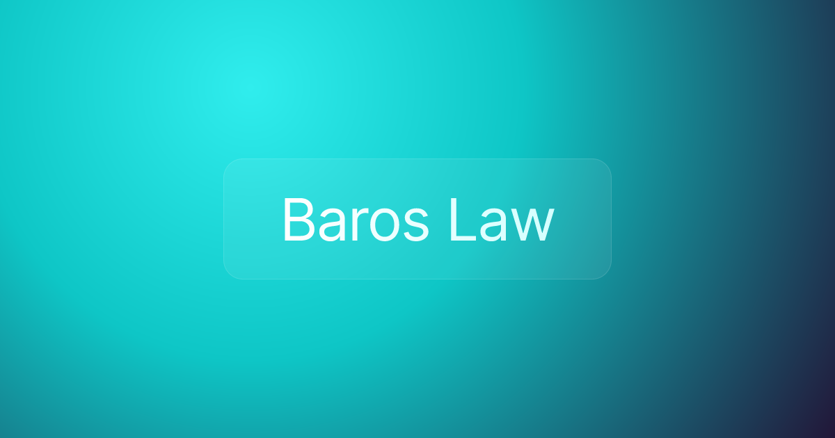 Baros Law